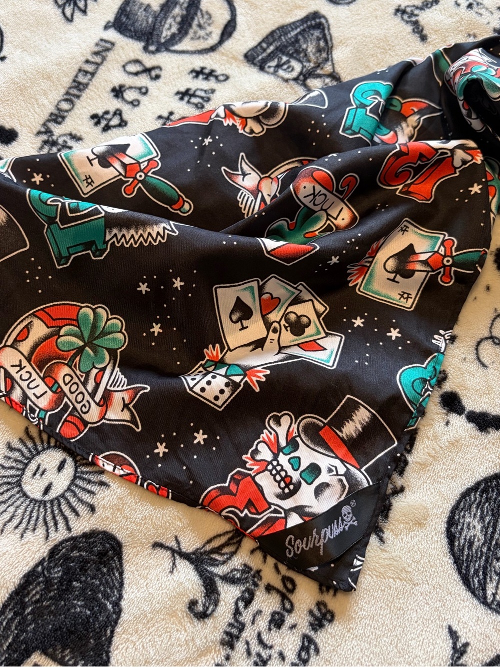 Sourpuss Lucky 13 Bandana
